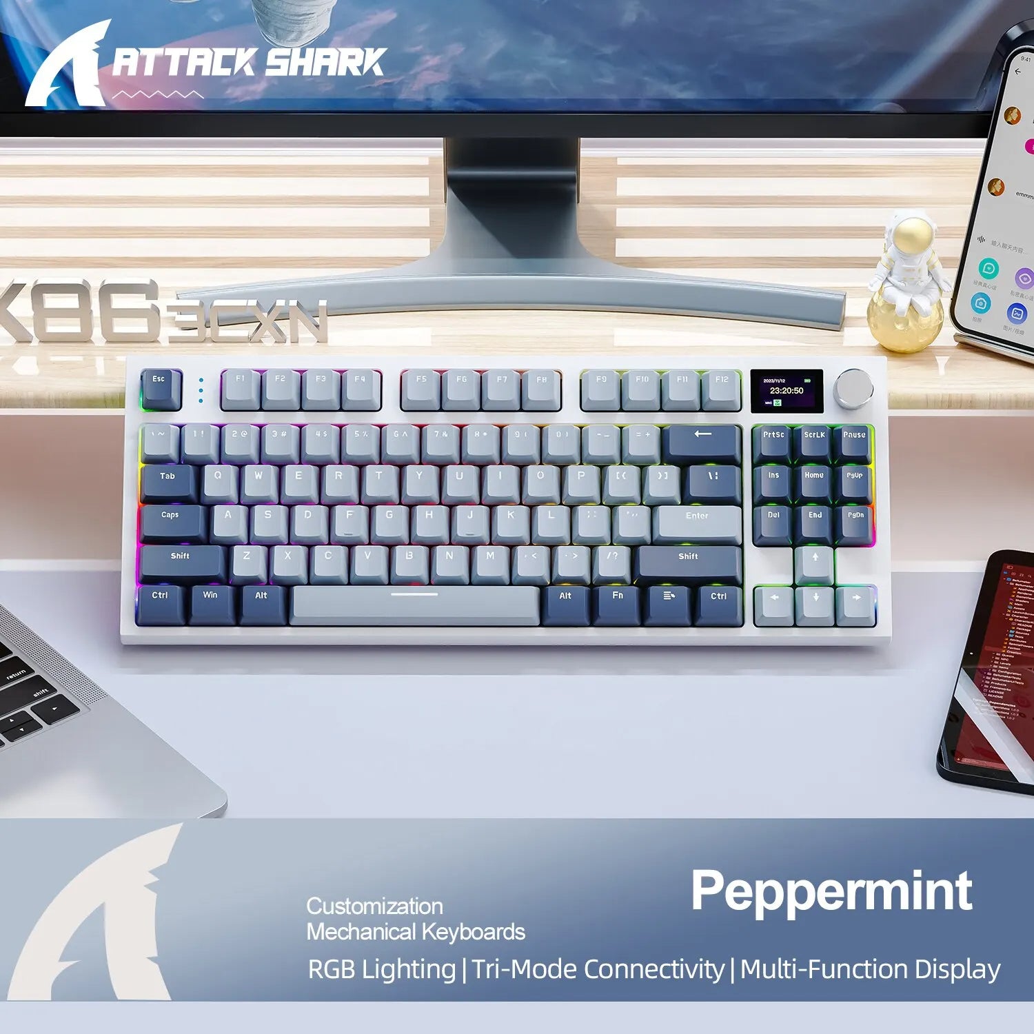 Elevate Your Typing Experience with the K86 Wireless Mechanical Keyboard